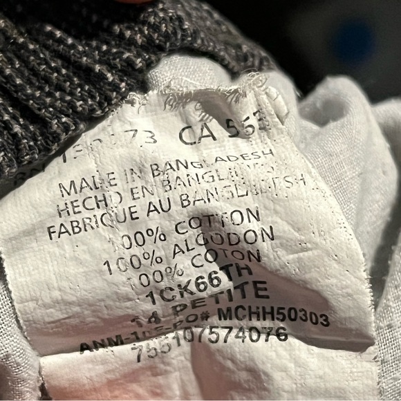 100% cotton checkerboard comfortable light weight joggers Chico plaid pants - Picture 8 of 8